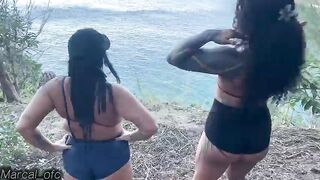 I picked up two hot tattooed girls who were lost on the trail.
