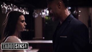 Wife Returns But Waitress Won't Stop Sucking Boss's Schlong - Jill Kassidy