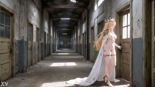 Elf Queen & Brunette Captured by Masked Stud in Abandoned Warehouse Hardcore Sofa & Table Sex [ai]