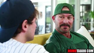 Stepson Finds Out Stepdad Likes Lads Too