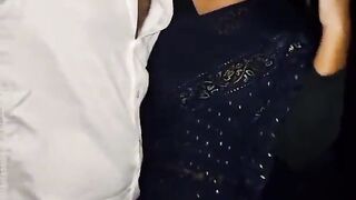 Bangladeshi couple kisses
