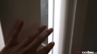Stepmom lets stepson touch her big breasts