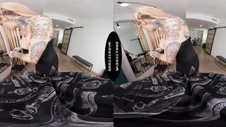 BRAZZERS - Joanna Angel Gives A VR Salon Session A Seductive Twist With A Steamy Bang
