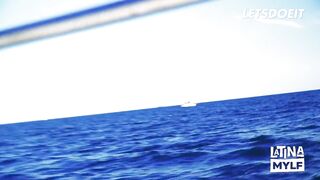 Adventurous MILF Gina Snake Goes Outside And Fucks On A Boat - LALIN ANGEL MYLF
