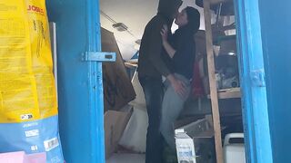 Bossy Manager Gets BrutaIly Dominated by Warehouse Worker Right on the Boxes
