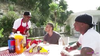 The second his black friends arrive this chap leads 'em to the team fuck craving ebonies