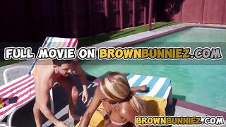 Curvy Ebony Russian Creamx Try and love White pool Man Service