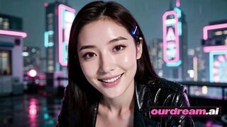 ourdream - Hot Wet Pleasure With Nova On The Cyberpunk Rooftop