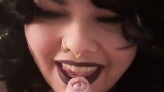 Amateur Ahegao Oral-job-sex! Facial Finish!
