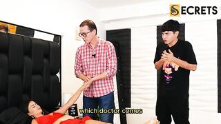 I BANG THE SEXY DOCTOR BEHIND MY HUSBAND AND MY STEPSON LOVER'S BACK.