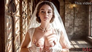 A Wedding Dress, Infidelity, and Hot Cum on Her Face.[AI]
