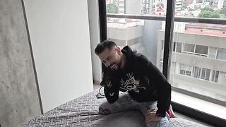 The Husband discovers the cheating wife with the Son