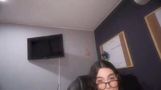 Slim secretary fucks her boss mid-meeting
