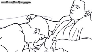 Black And white animated gay porn part 1