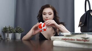 Sara Bork uses ass-plug and anal