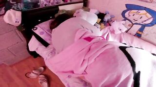 She still hasn't woken up even though her stepfather has penetrated her with his penis.