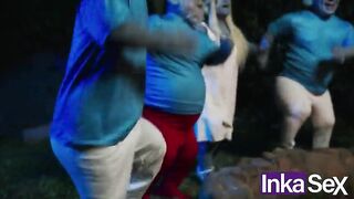 SMURFS PARODY - Big-assed dwarf Putifina receives anal from Garchamel.