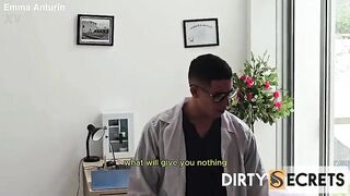 PART 1: I TAKE MY HUSBAND TO THE DOCTOR, AND WHILE THEY ARE RUNNING SOME TESTS ON HIM, I FUCK THE DOCTOR AND THE PLUMBER JOINS US FOR A THREE-SOME WITH double penetration.