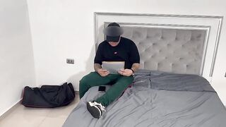 Obese cuckold lends out his wife for her fun whilst he works - LustHub