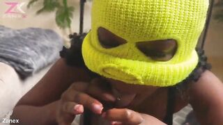 Slutty Big Titty-booby ebony Step-Sis SNEAKS Into My my house For first orgarsm