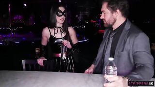 she saves the world, then hits the club for tips