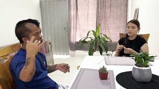 I help my little stepbrother with his homework in exchange for a valuable little fuck, and he ends up giving me all his soaked, rich cum.