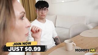 MOMMY4K. I wanted to introduce my Boyfriend to my Mom, but she ended up Fucking him
