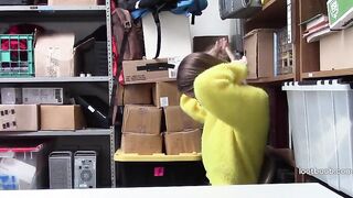 Shoplifter Strips For The Pat Down Then Takes It Doggy Style