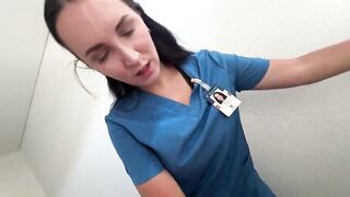 Massage Gone Wild: Brunette Presses Her Big Melons In His Face Then Sucks Him Dry