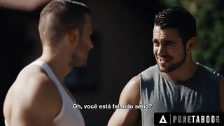 PURE TABOO Stepmom Sheena Ryder Surrenders To Stepsons DP three-some Request - PORTUGUESE SUBTITLES
