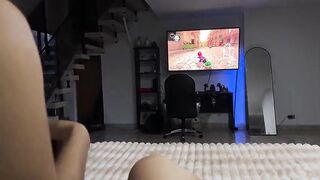 My neighbor's internet went out, this hottie came upstairs and we ended up having lesbian sex.