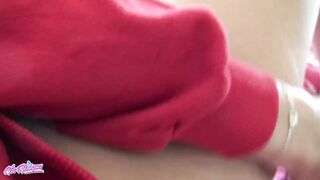 Amateur screwed by horse squirt on his jock when this chab cum inside her a lot