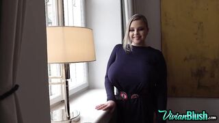 Blond housewife has the massive titties her spouse has ever seen, and doesn't wear brassiere