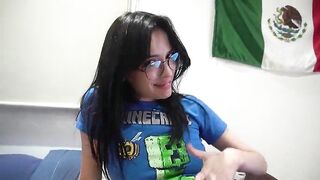 18-year-old nerdy virgin girl receives her first anal