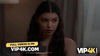 VIP4K. I wanted my Girlfriend to help my StepDaddy, but instead this dude helped her experience her first Orgasm
