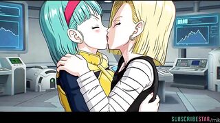 Anime yuri lesbian DBZ manga