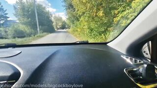 Picked up a big-cocked femboy in a skirt on the road and fucked him bareback.