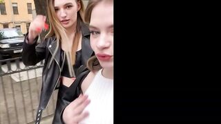 Vlogging Girls Crash a Group-sex and Join the Fun