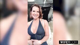 WIFEY Consummate Wife Leah Layz Takes The Biggest Weenie This hottie’s Ever Seen, Husband Approves