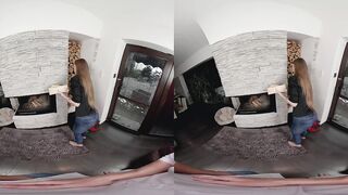 Olivia Sparkle: Winter Fuck Ends with Cum in Mouth - 8K VR