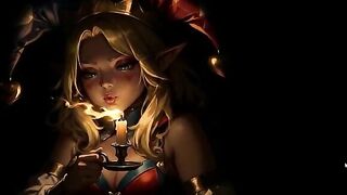 Aura 2 Lust of the Gods [ Hentai Game ] Ep.1 Stripping SEX battle with my BITCH GODDESS WIFE !