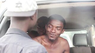 a one-night stand with a stranger in a taxi in an African city