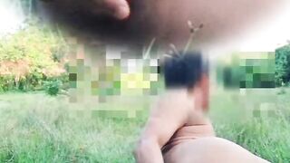 Myanmar gay exposed outdoor solo play (zoom)