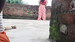I waited for my step father with my booty hanging out