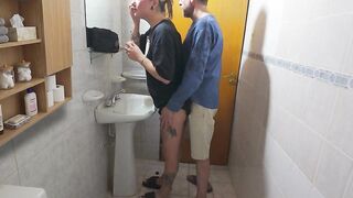 My wife almost caught me fucking my step brother's wife in the bathroom