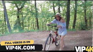 VIP4K. Please, Daddy, fix my bike and my snatch