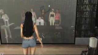 Manon small ebony fucked by big white jock