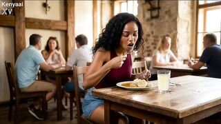 Black girl gets creampied by a stranger in Prague ( AI Generated )