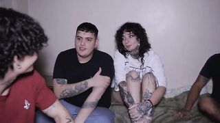 Argentinian-colombian orgy with gorgeous angels and huge dicks!