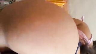 Latin sweetheart with a big booty addicted to my big, thick shlong